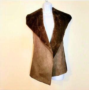 Suede and Fur Vest